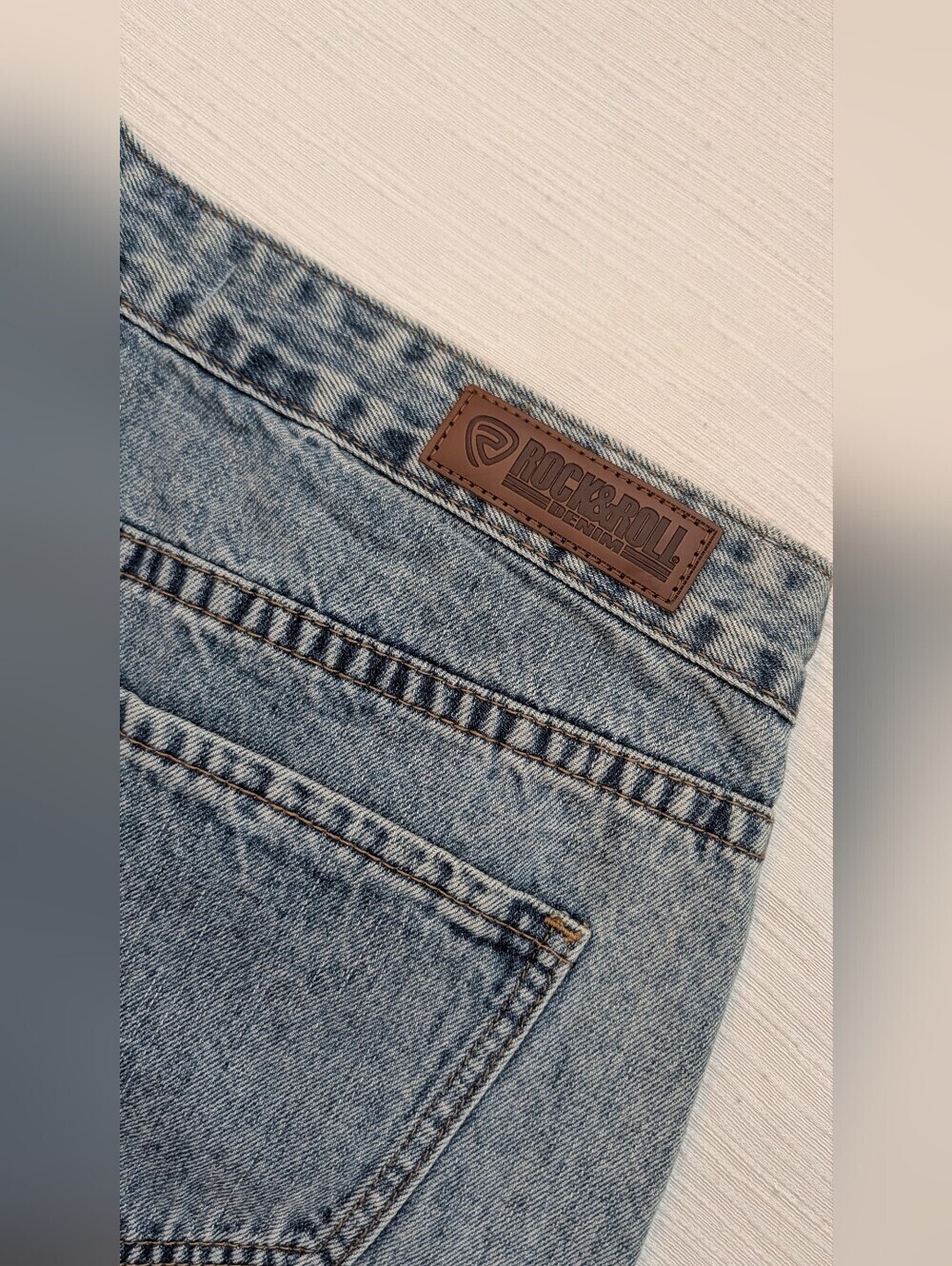 NWT Rock&Roll Denim Vintage-Inspired High Rise Skort With Silver Buckle Sz 31 - Picture 11 of 16